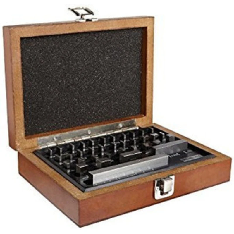Precise 36 Piece Steel Rectangular Gage Block Set Grade AS-1 (3) - SS-36AB